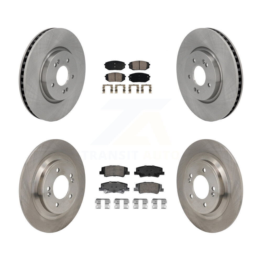 Transit Auto K8A-107836 Disc Brake Kit for 2022-2024 Kia Sportage, Hyundai Tucson - Front and Rear product image