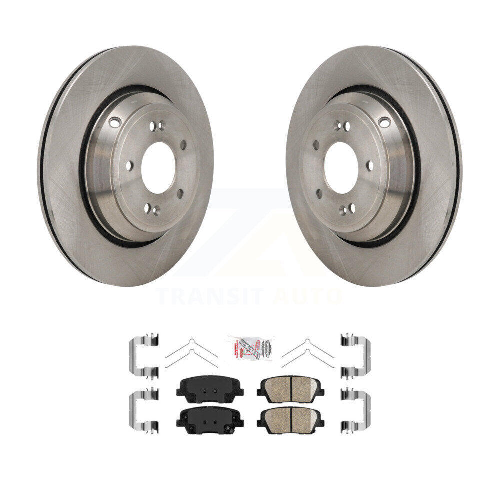 Transit Auto K8A-107931 Disc Brake Kit for 2018-2022 Kia Stinger, Genesis G70, Genesis G80 - Rear product image