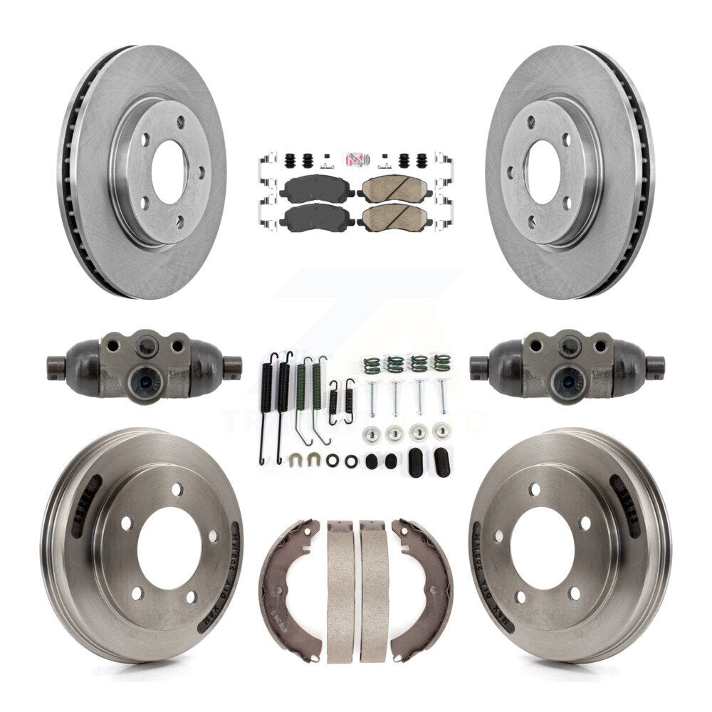 Transit Auto K8A-107956 Disc Brake Kit for 2008-2014 Mitsubishi Lancer - Front and Rear product image