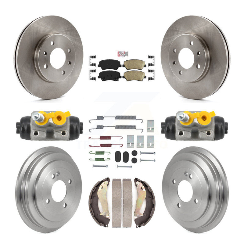 Transit Auto K8A-107972 Disc Brake Kit for 2012-2017 Hyundai Accent - Front and Rear product image