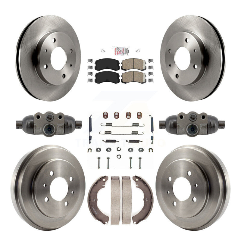 Transit Auto K8A-107973 Disc Brake Kit for 2002-2006 Mitsubishi Lancer - Front and Rear product image