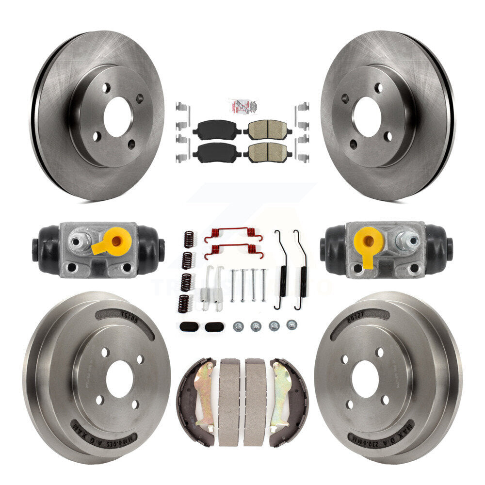 Transit Auto K8A-107994 Disc Brake Kit for 2009-2010 Chevrolet Cobalt, Pontiac G5 - Front and Rear product image