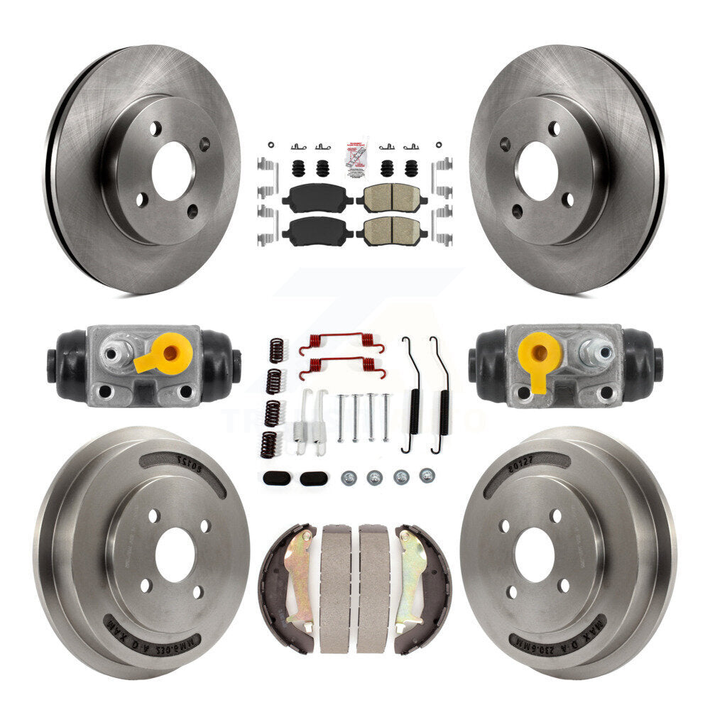 Transit Auto K8A-107995 Disc Brake Kit for 2009-2010 Chevrolet Cobalt, Pontiac G5 - Front and Rear product image