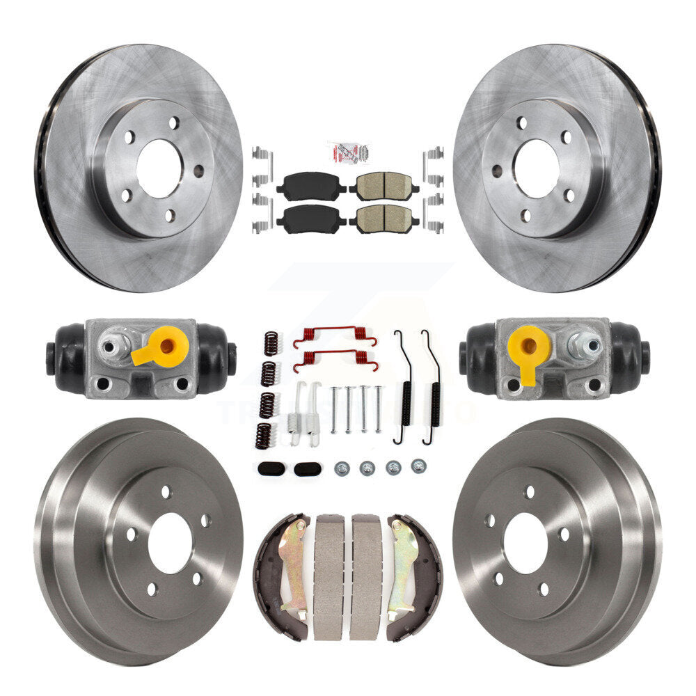 Transit Auto K8A-107996 Disc Brake Kit for 2009-2010 Chevrolet Cobalt, Pontiac G5 - Front and Rear product image