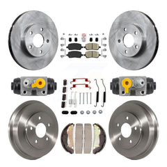 Transit Auto K8A-107997 Disc Brake Kit for 2009-2010 Chevrolet Cobalt, Pontiac G5 - Front and Rear product image