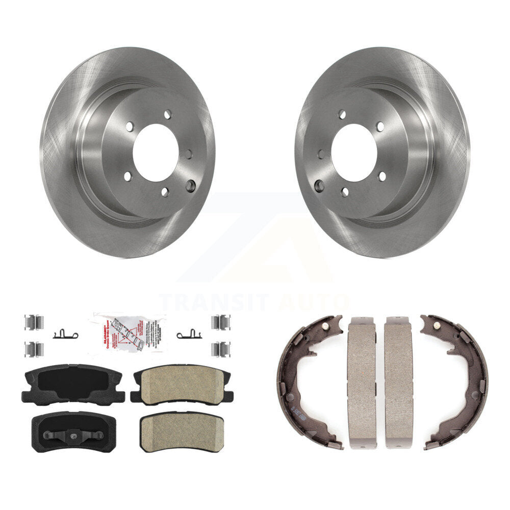 Transit Auto K8A-108026 Disc Brake Kit for 2007-2017 Jeep Compass, Jeep Patriot, Mitsubishi Lancer & more - Rear product image