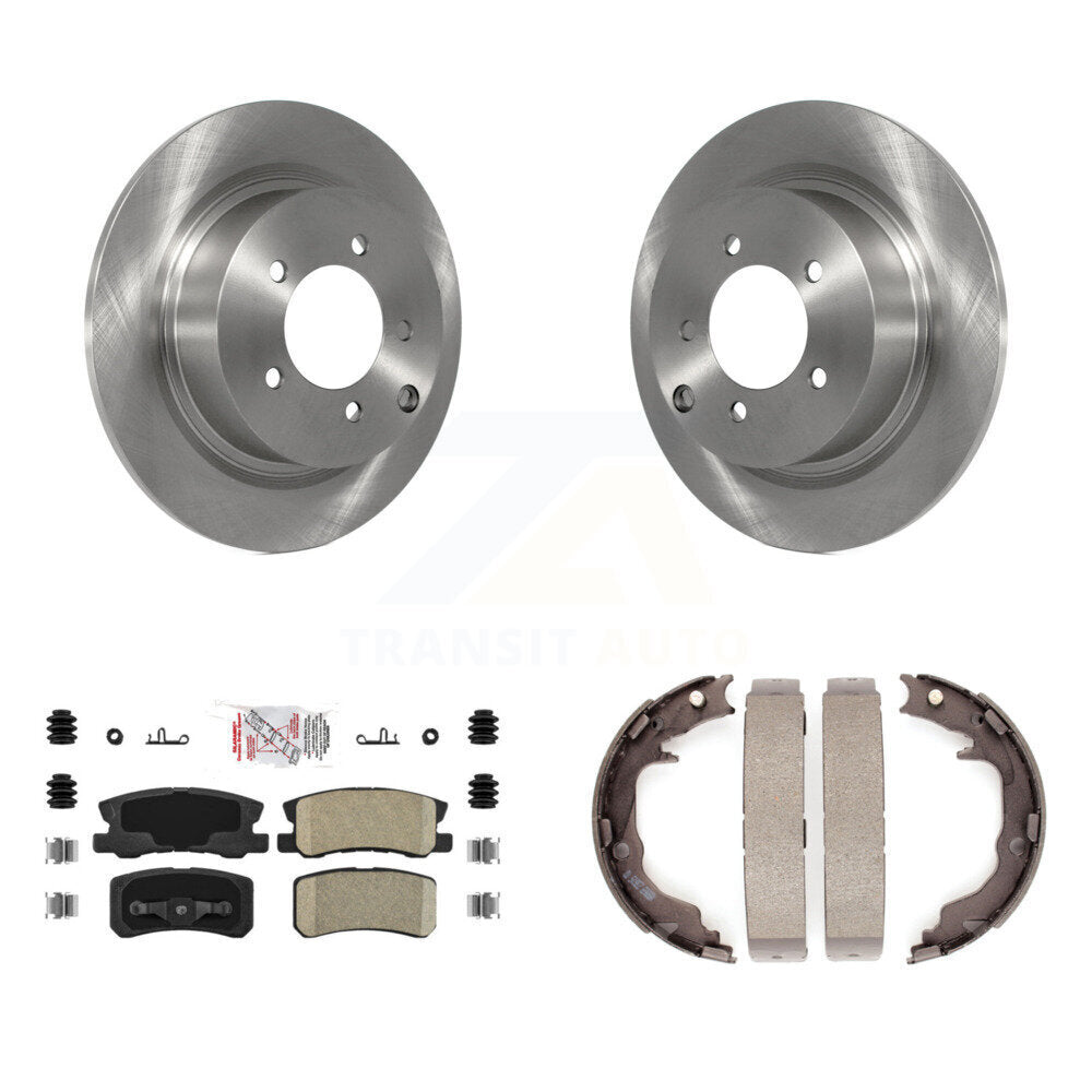 Transit Auto K8A-108027 Disc Brake Kit for 2007-2017 Jeep Compass, Jeep Patriot, Mitsubishi Lancer & more - Rear product image