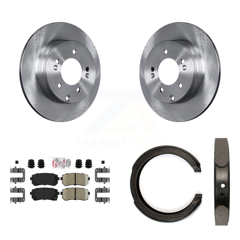 Transit Auto K8A-108083 Disc Brake Kit for 2014-2017 Hyundai Tucson, Hyundai Sonata, Kia Cadenza - Rear product image