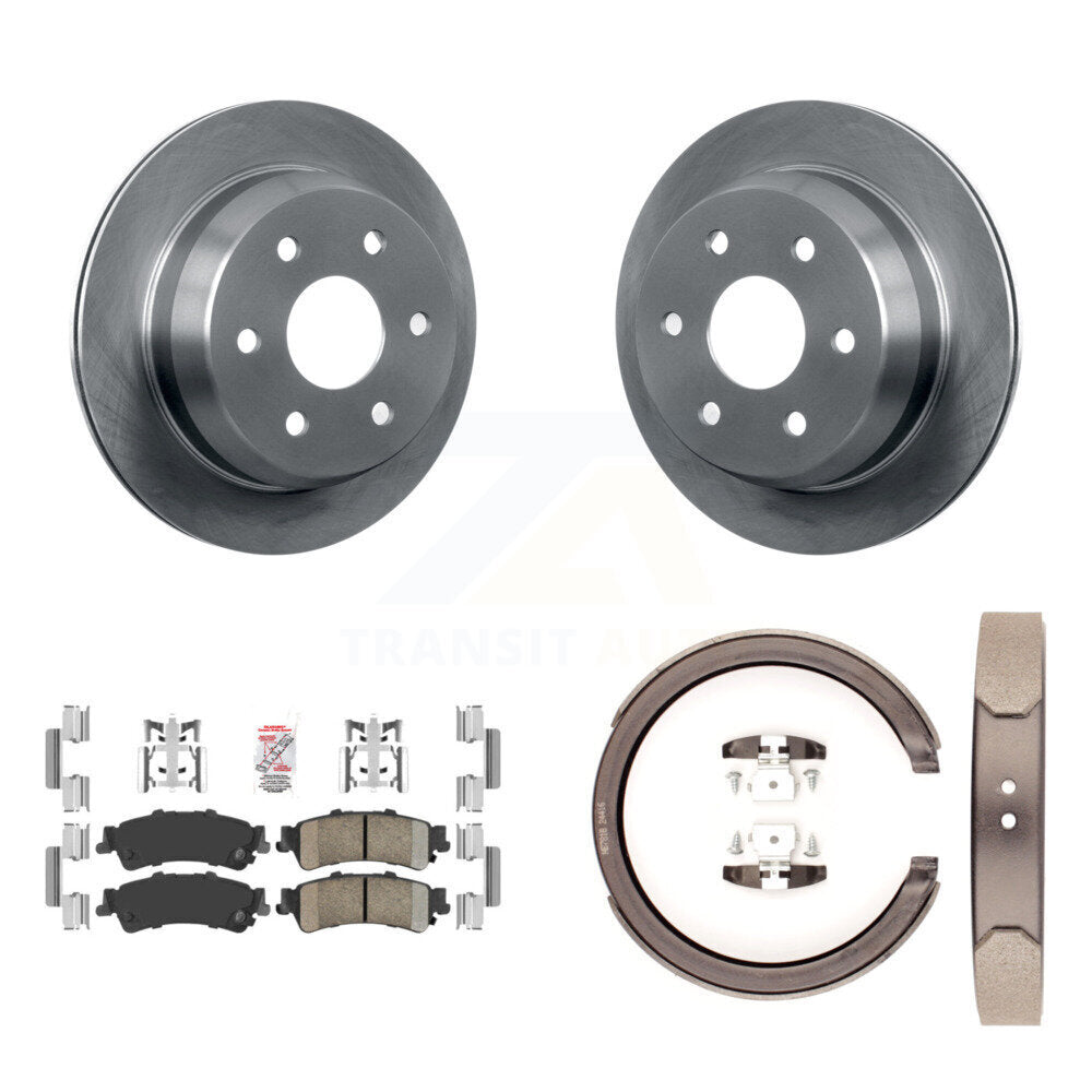 Transit Auto K8A-108095 Disc Brake Kit for 1999-2007 Chevrolet Silverado 1500 Classic, GMC Sierra 1500 Classic, Chevrolet Silverado 1500 & more - Rear product image