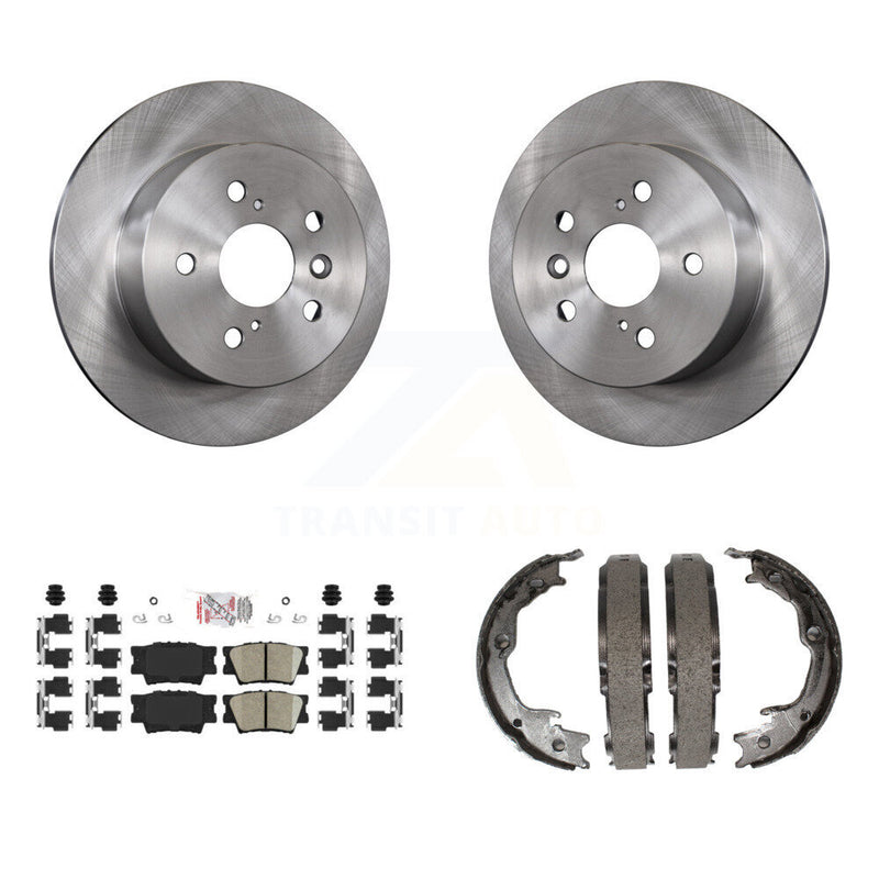Transit Auto K8A-108128 Disc Brake Kit for 2012-2018 Lexus ES350, Lexus ES300h, Toyota Avalon & more - Rear product image