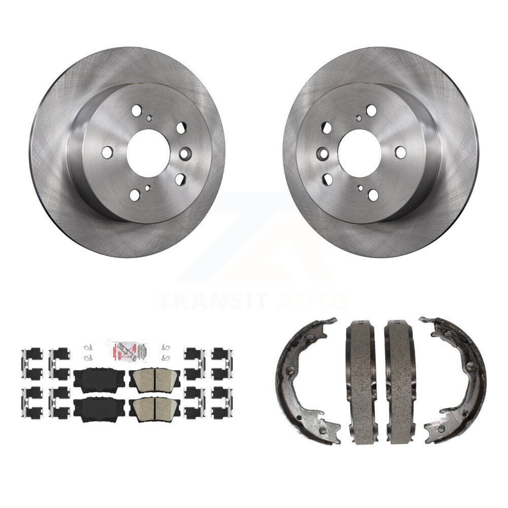 Transit Auto K8A-108129 Disc Brake Kit for 2012-2018 Lexus ES350, Lexus ES300h, Toyota Avalon & more - Rear product image