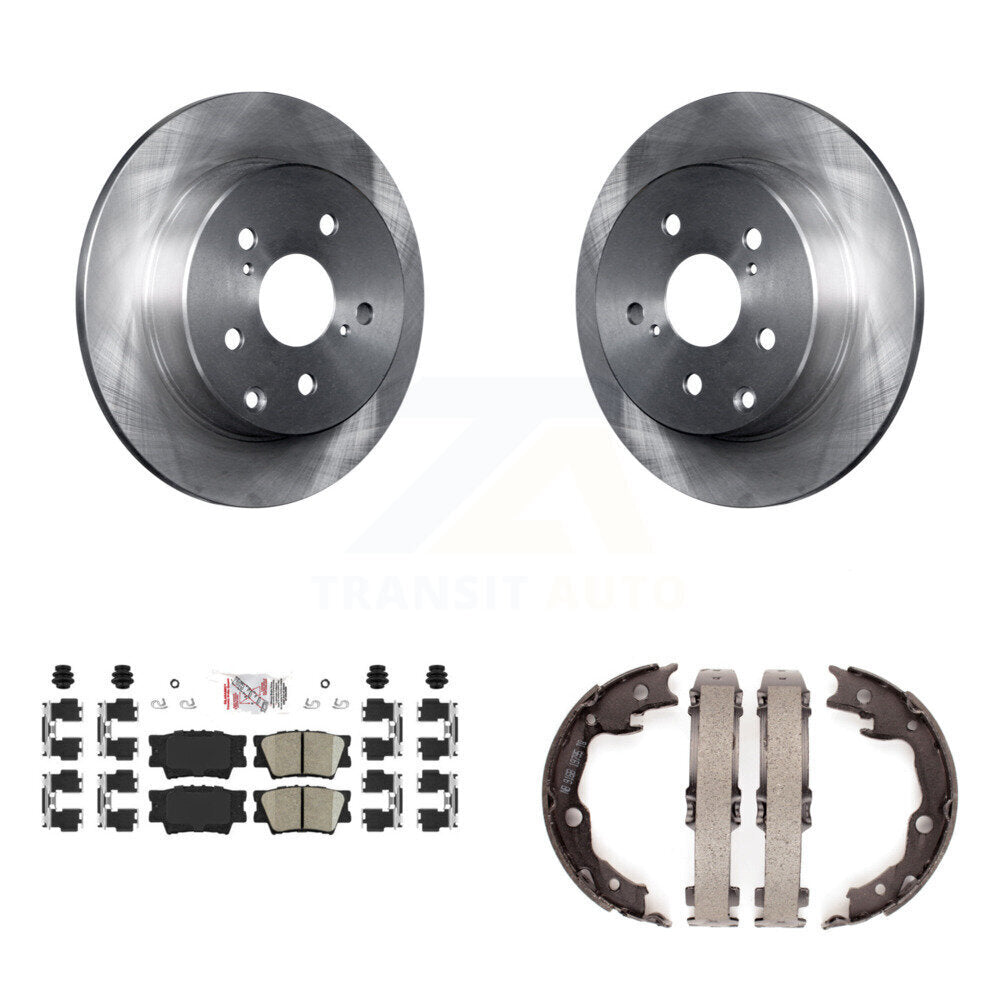 Transit Auto K8A-108130 Disc Brake Kit for 2006-2018 Lexus HS250h, Toyota RAV4 - Rear product image