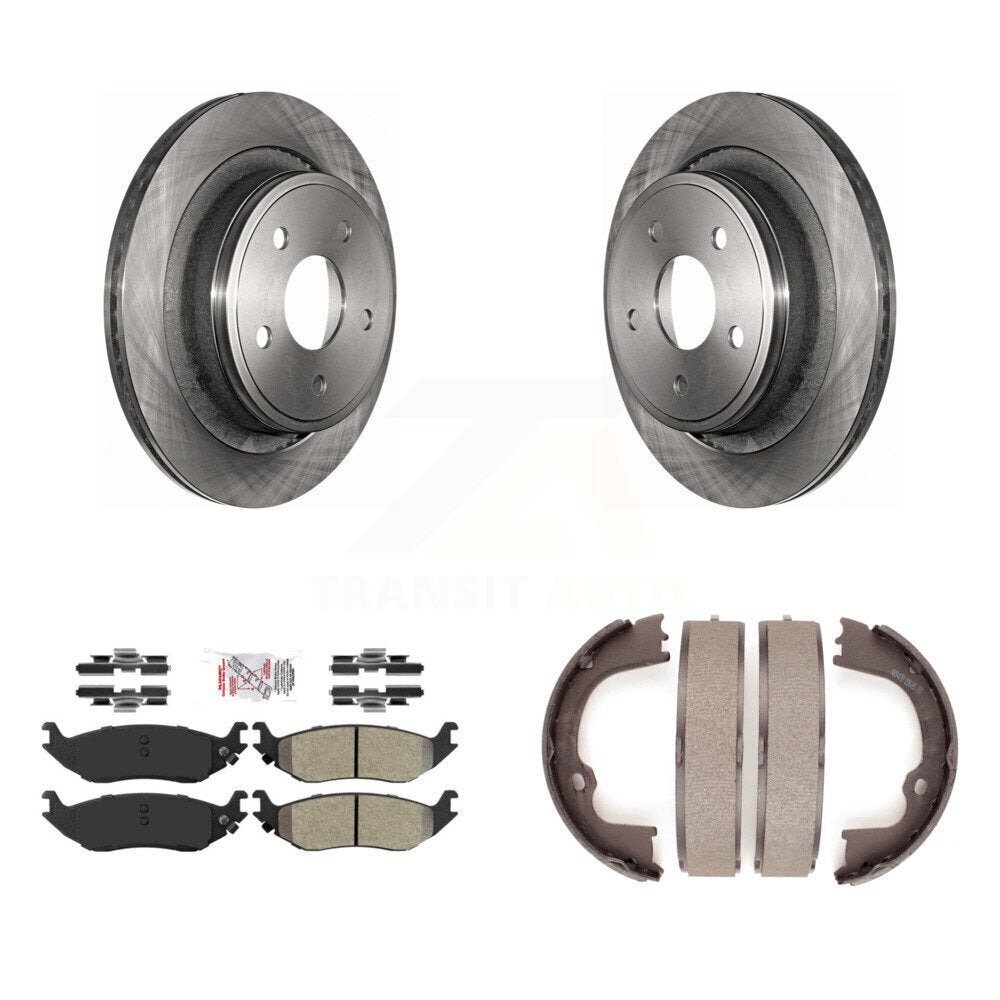Transit Auto K8A-108168 Disc Brake Kit for 2007-2021 Ram 1500 Classic, Ram 1500, Chrysler Aspen & more - Rear product image