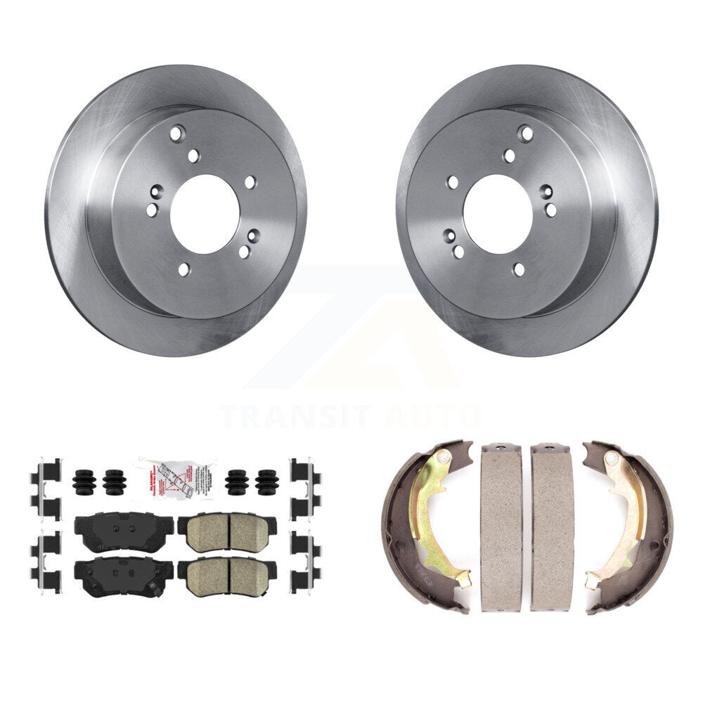 Transit Auto K8A-108182 Disc Brake Kit for 2001-2010 Hyundai Tucson, Kia Sportage, Hyundai Santa Fe - Rear product image