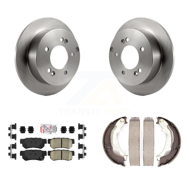 Transit Auto K8A-108186 Disc Brake Kit for 2001-2006 Kia Optima, Hyundai Sonata, Hyundai XG350 & more - Rear product image