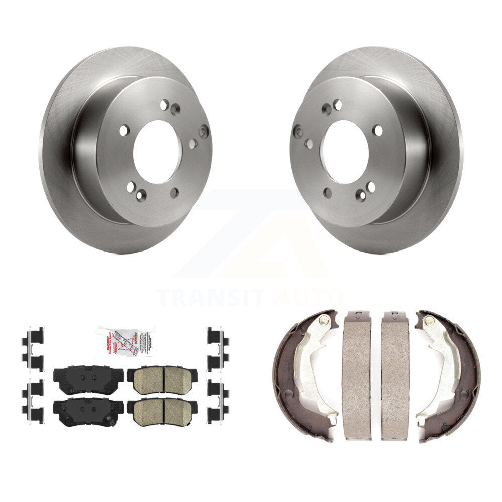 Transit Auto K8A-108187 Disc Brake Kit for 2001-2006 Kia Optima, Hyundai Sonata, Hyundai XG350 & more - Rear product image