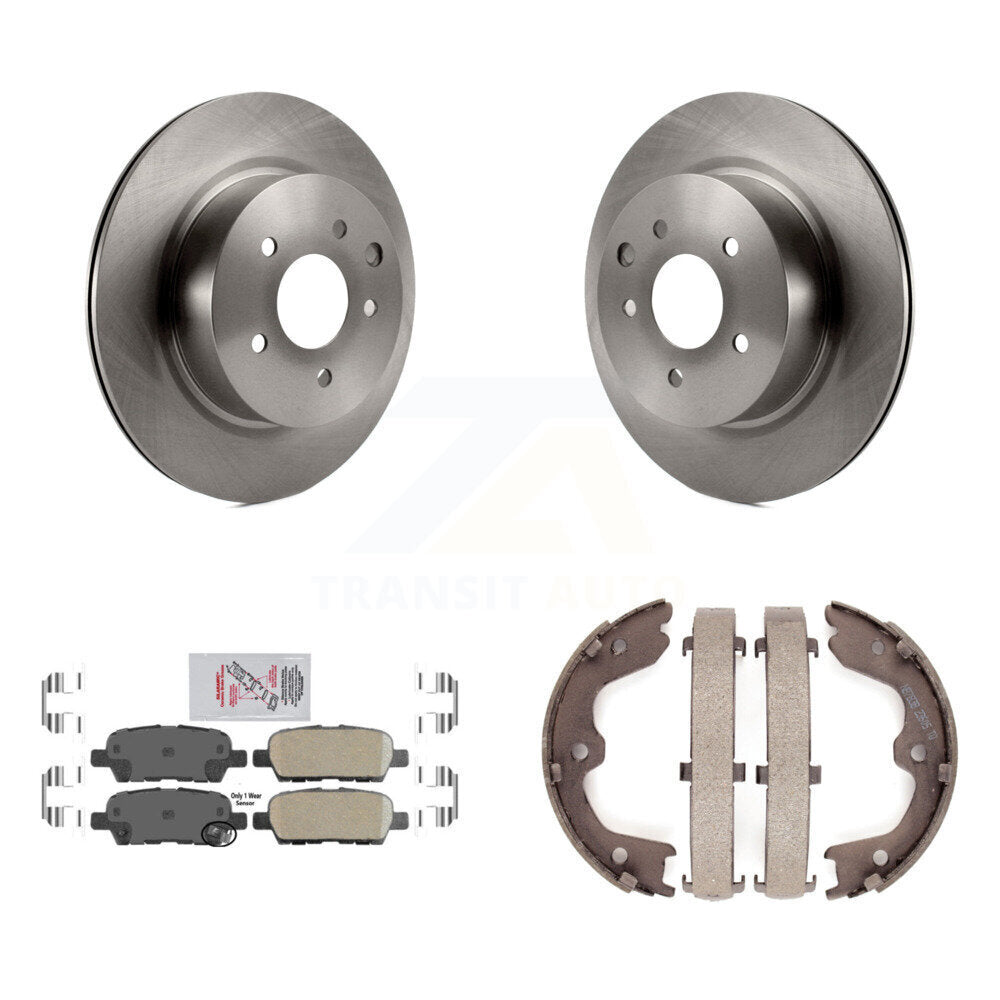 Transit Auto K8A-108216 Disc Brake Kit for 2005-2022 Nissan Maxima, INFINITI QX50, INFINITI EX37 & more - Rear product image