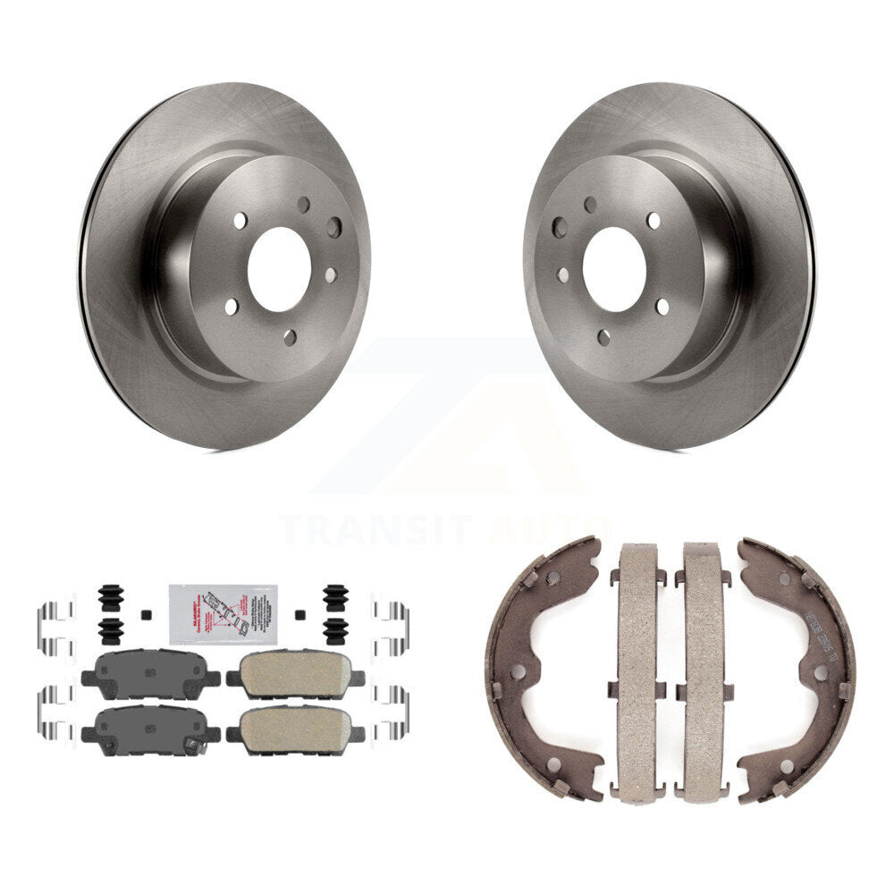 Transit Auto K8A-108217 Disc Brake Kit for 2005-2022 Nissan Maxima, INFINITI QX50, INFINITI EX37 & more - Rear product image
