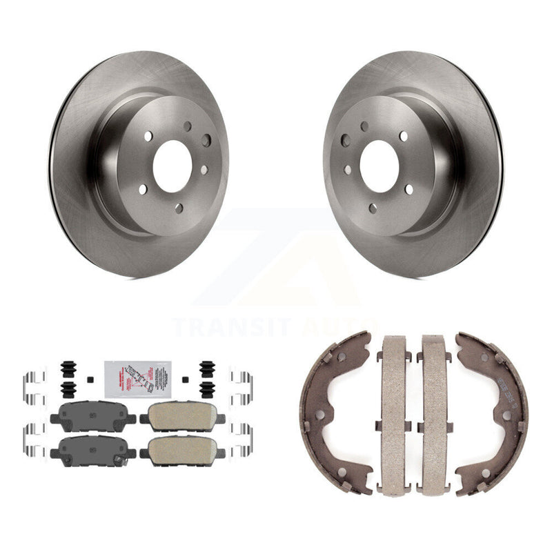 Transit Auto K8A-108217 Disc Brake Kit for 2005-2022 Nissan Maxima, INFINITI QX50, INFINITI EX37 & more - Rear product image