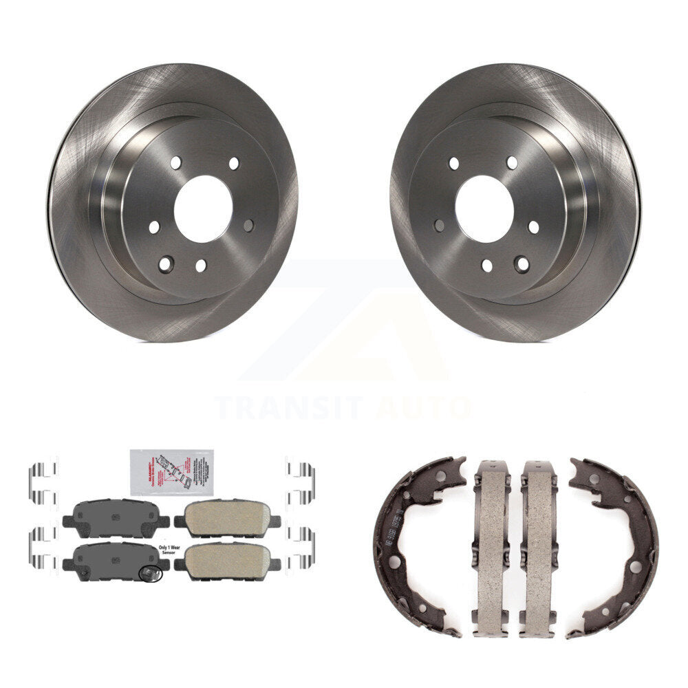 Transit Auto K8A-108218 Disc Brake Kit for 2008-2022 Nissan LEAF, Nissan Juke, Nissan Rogue Select & more - Rear product image
