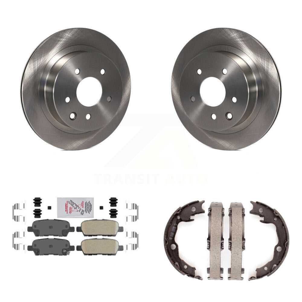 Transit Auto K8A-108219 Disc Brake Kit for 2008-2022 Nissan LEAF, Nissan Juke, Nissan Rogue Select & more - Rear product image