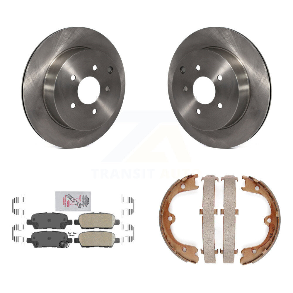 Transit Auto K8A-108227 Disc Brake Kit for 2004-2008 INFINITI FX35, INFINITI FX45, Nissan Quest - Rear product image