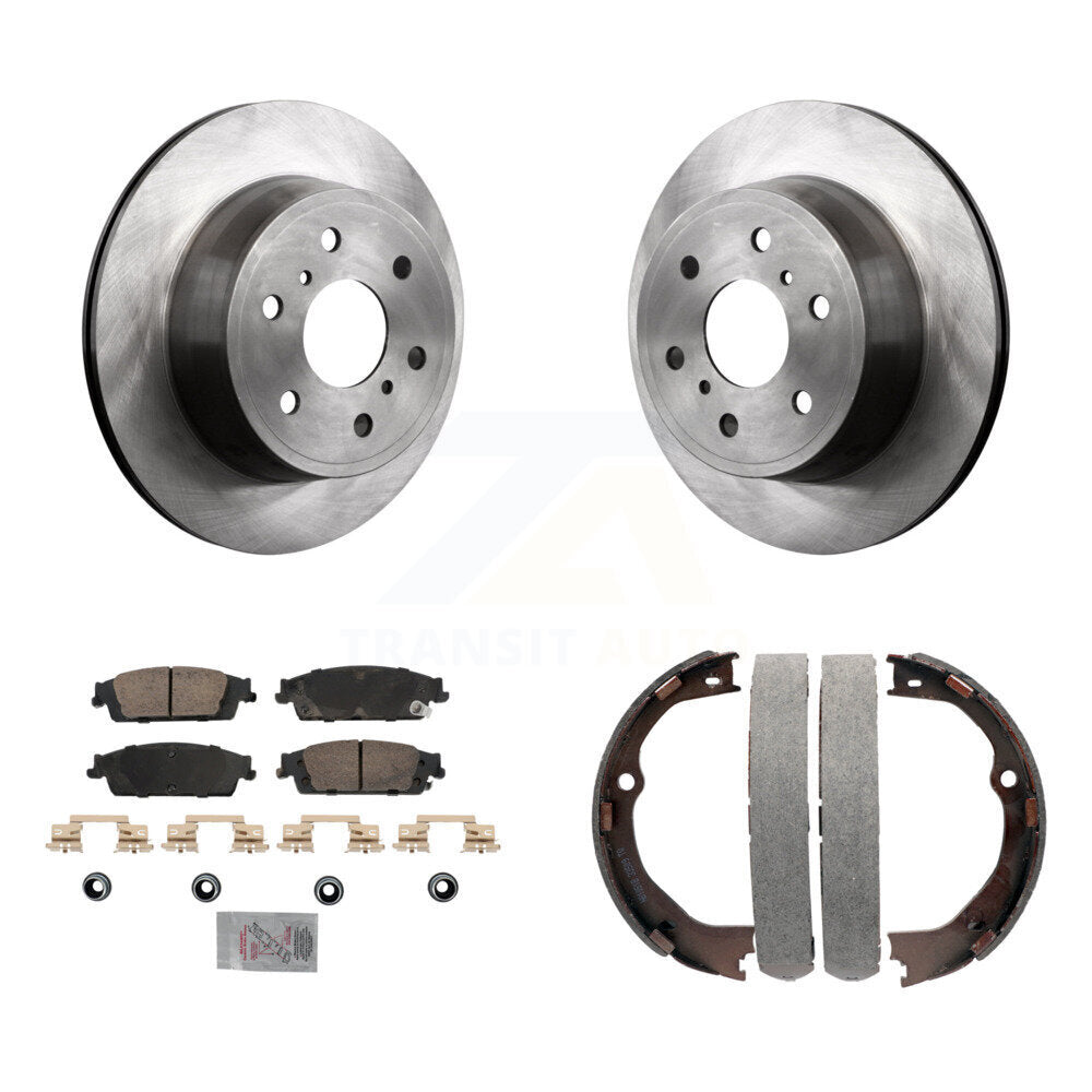 Transit Auto K8A-108236 Disc Brake Kit for 2014-2020 Chevrolet Suburban, Chevrolet Silverado 1500 LD, GMC Sierra 1500 Limited & more - Rear product image