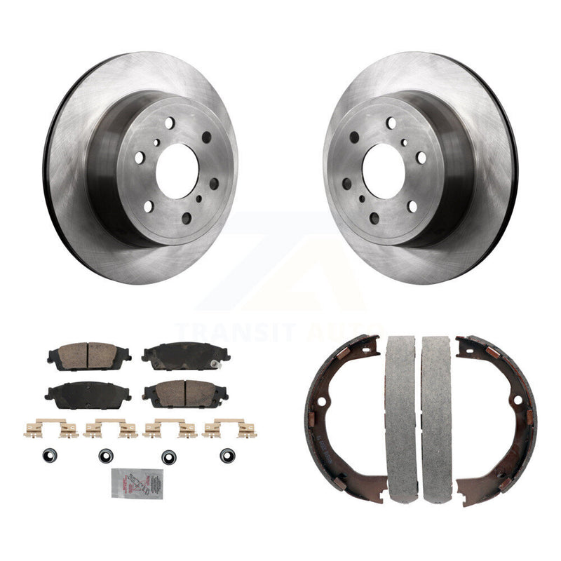 Transit Auto K8A-108236 Disc Brake Kit for 2014-2020 Chevrolet Suburban, Chevrolet Silverado 1500 LD, GMC Sierra 1500 Limited & more - Rear product image