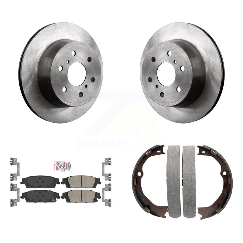 Transit Auto K8A-108237 Disc Brake Kit for 2014-2020 Chevrolet Suburban, Chevrolet Silverado 1500 LD, GMC Sierra 1500 Limited & more - Rear product image
