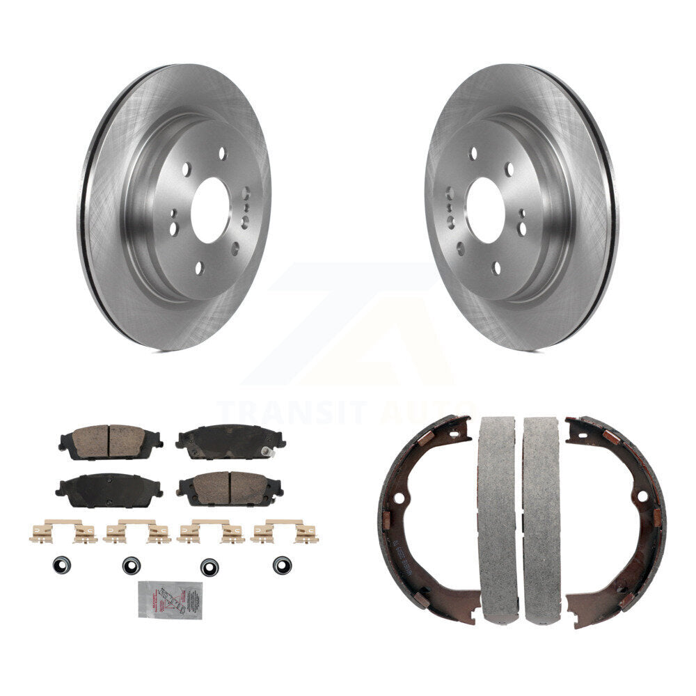 Transit Auto K8A-108242 Disc Brake Kit for 2019 Chevrolet Silverado 1500 LD, GMC Sierra 1500 Limited - Rear product image