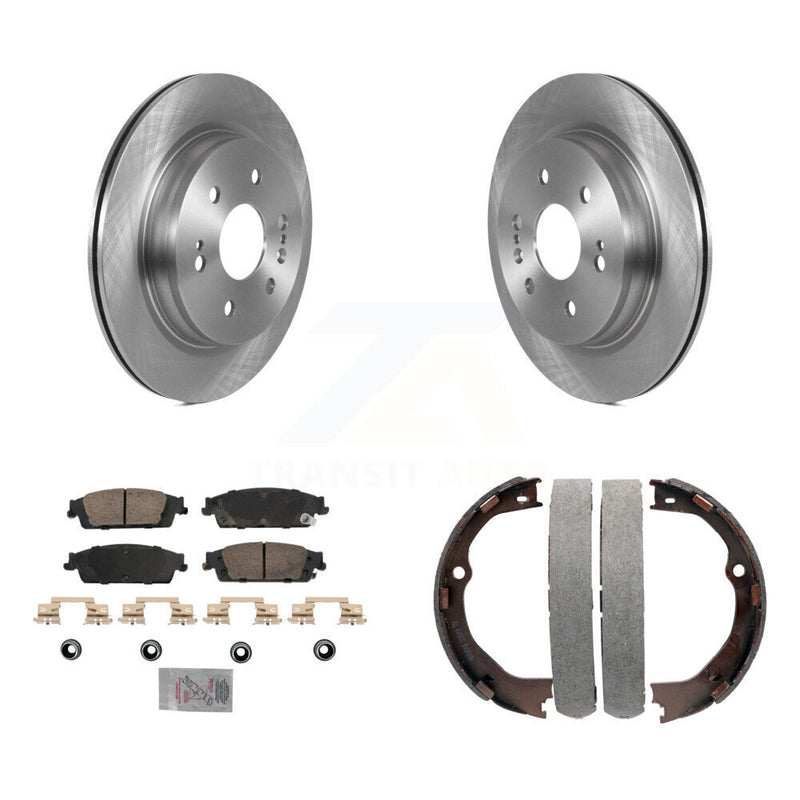 Transit Auto K8A-108242 Disc Brake Kit for 2019 Chevrolet Silverado 1500 LD, GMC Sierra 1500 Limited - Rear product image