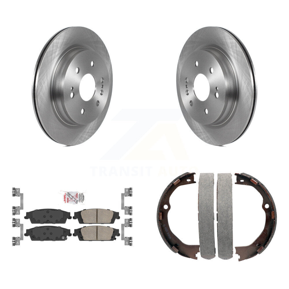 Transit Auto K8A-108243 Disc Brake Kit for 2019 Chevrolet Silverado 1500 LD, GMC Sierra 1500 Limited - Rear product image