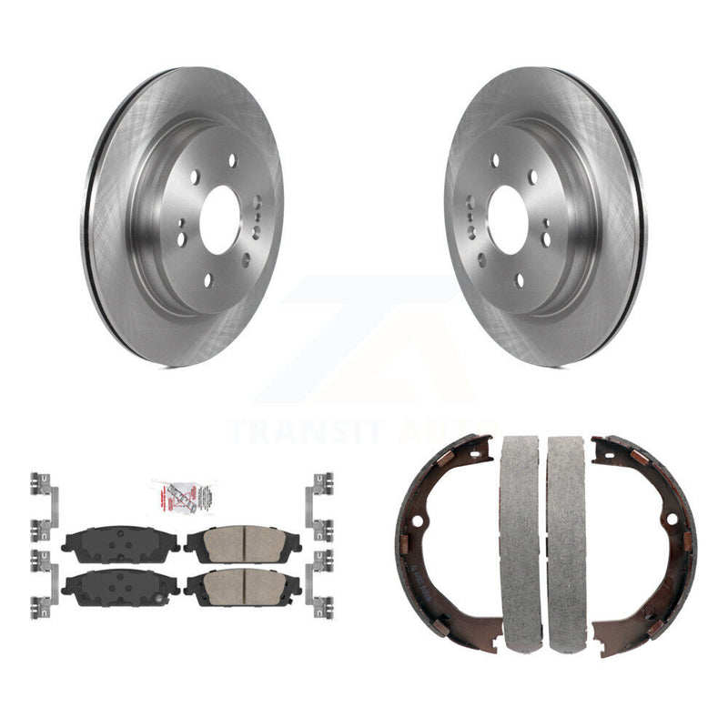 Transit Auto K8A-108243 Disc Brake Kit for 2019 Chevrolet Silverado 1500 LD, GMC Sierra 1500 Limited - Rear product image