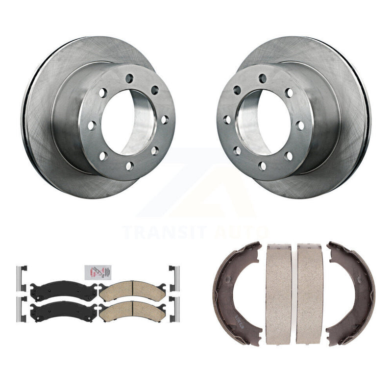 Transit Auto K8A-108255 Disc Brake Kit for 2001-2010 GMC Sierra 3500 HD, Chevrolet Silverado 3500 Classic, Chevrolet Silverado 3500 HD & more - Rear product image