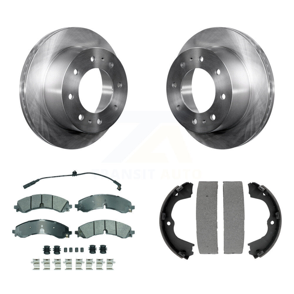 Transit Auto K8A-108268 Disc Brake Kit for 2020-2024 Chevrolet Silverado 2500 HD, Chevrolet Silverado 3500 HD, GMC Sierra 2500 HD & more - Rear product image
