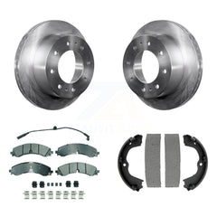 Transit Auto K8A-108268 Disc Brake Kit for 2020-2024 Chevrolet Silverado 2500 HD, Chevrolet Silverado 3500 HD, GMC Sierra 2500 HD & more - Rear product image