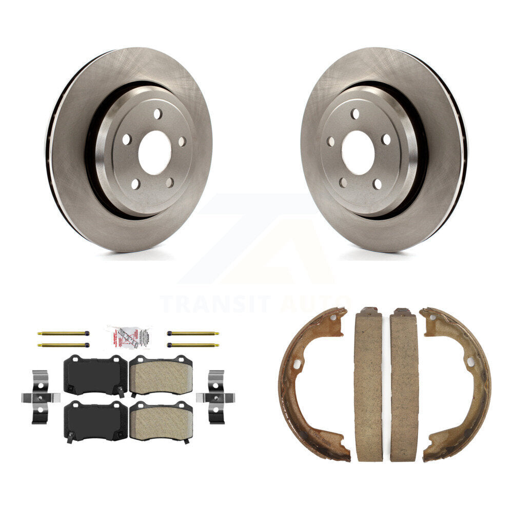 Transit Auto K8A-108298 Disc Brake Kit for 2012-2022 Dodge Durango, Jeep Grand Cherokee - Rear product image
