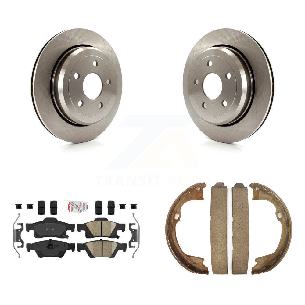 Transit Auto K8A-108302 Disc Brake Kit for 2011-2022 Jeep Grand Cherokee WK, Dodge Durango, Jeep Grand Cherokee - Rear product image