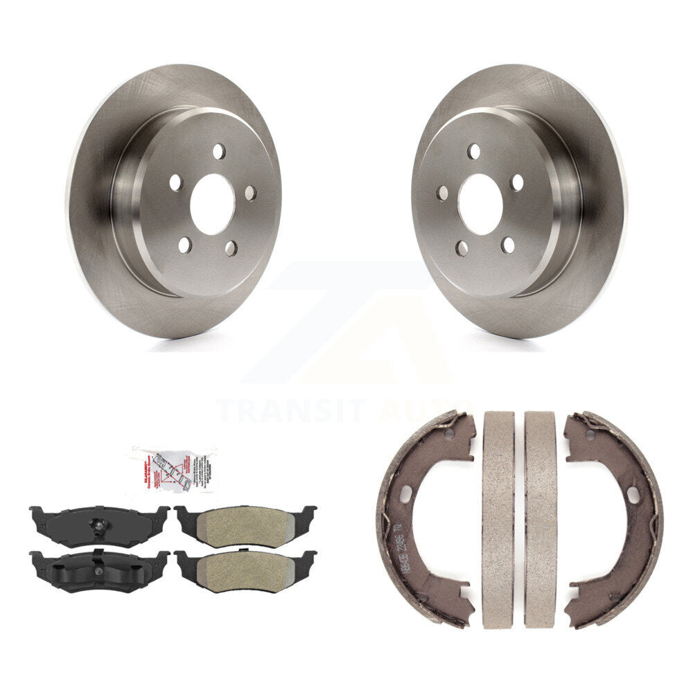 Transit Auto K8A-108339 Disc Brake Kit for 1995-2007 Chrysler PT Cruiser, Chrysler Sebring, Dodge Stratus & more - Rear product image