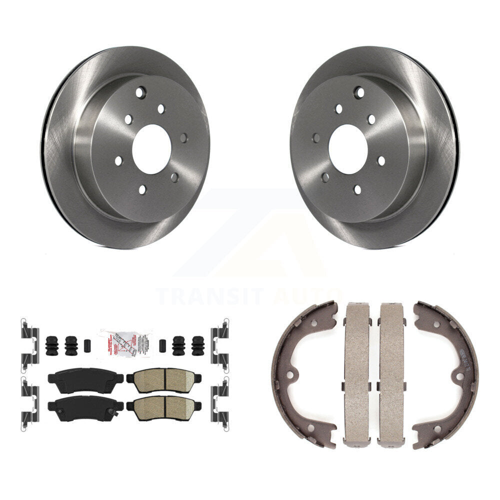 Transit Auto K8A-108343 Disc Brake Kit for 2005-2023 Nissan Xterra, Nissan Frontier - Rear product image