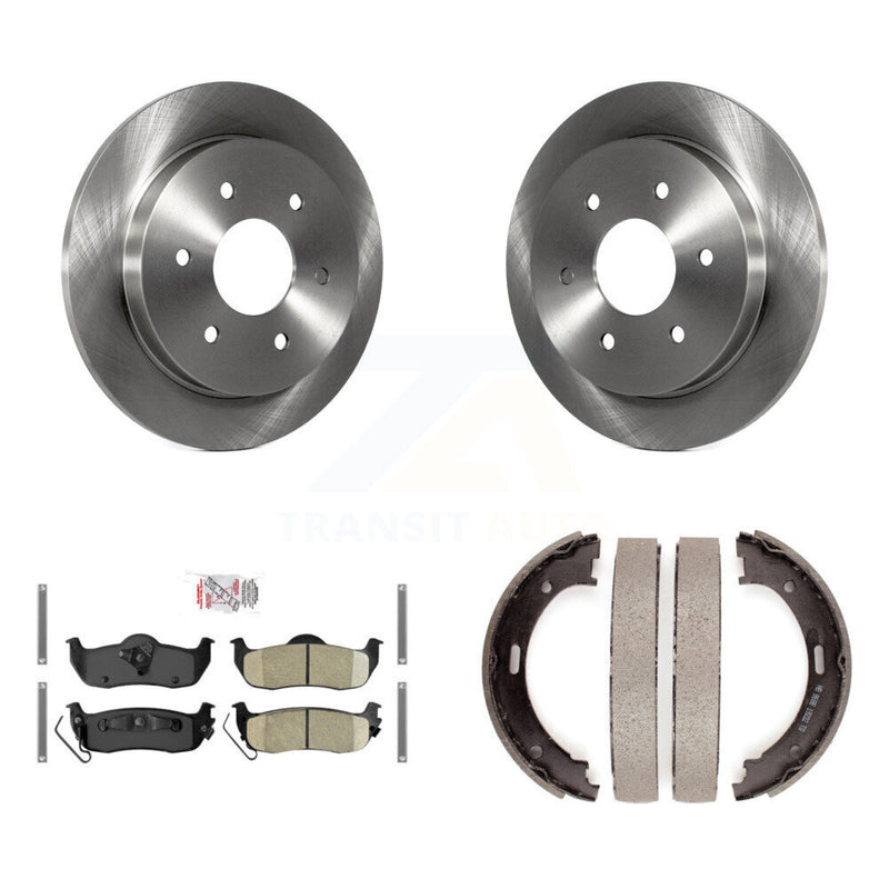 Transit Auto K8A-108385 Disc Brake Kit for 2004-2014 Nissan Armada, INFINITI QX56, Nissan TITAN - Rear product image