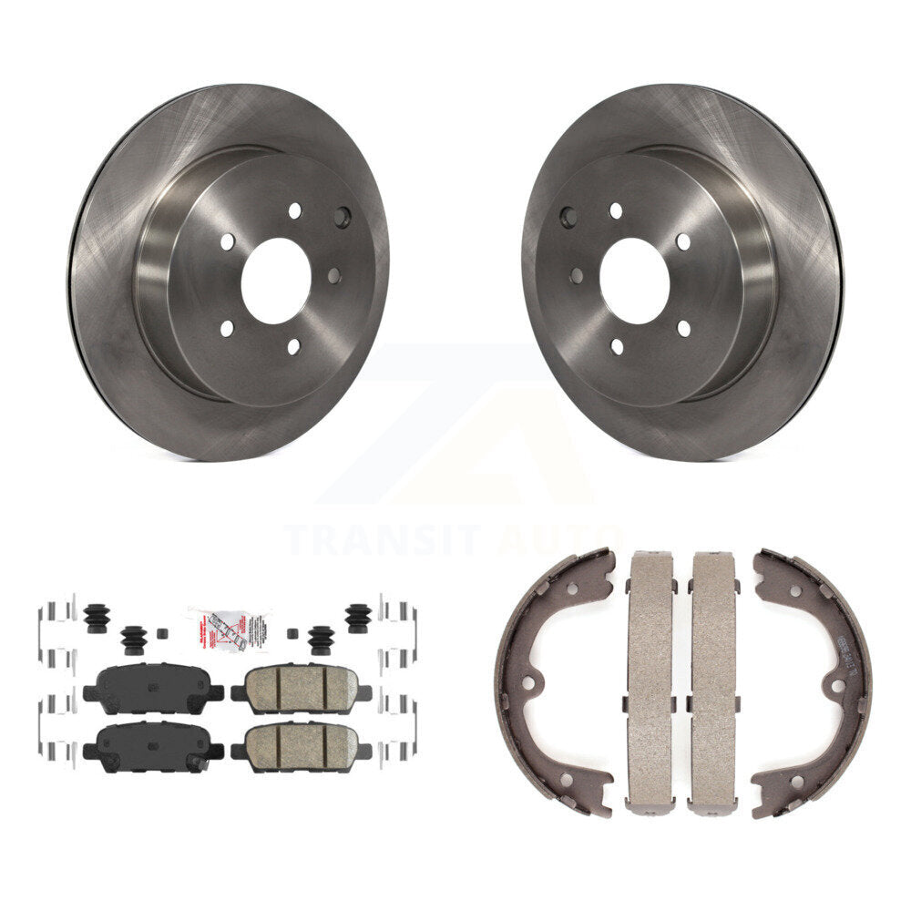 Transit Auto K8A-108403 Disc Brake Kit for 2009-2016 Nissan Quest, INFINITI JX35, Nissan Pathfinder & more - Rear product image