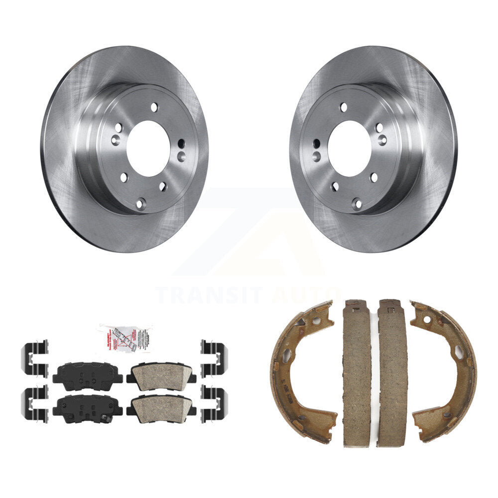 Transit Auto K8A-108413 Disc Brake Kit for 2010-2017 Hyundai Azera, Hyundai Sonata, Kia Optima - Rear product image