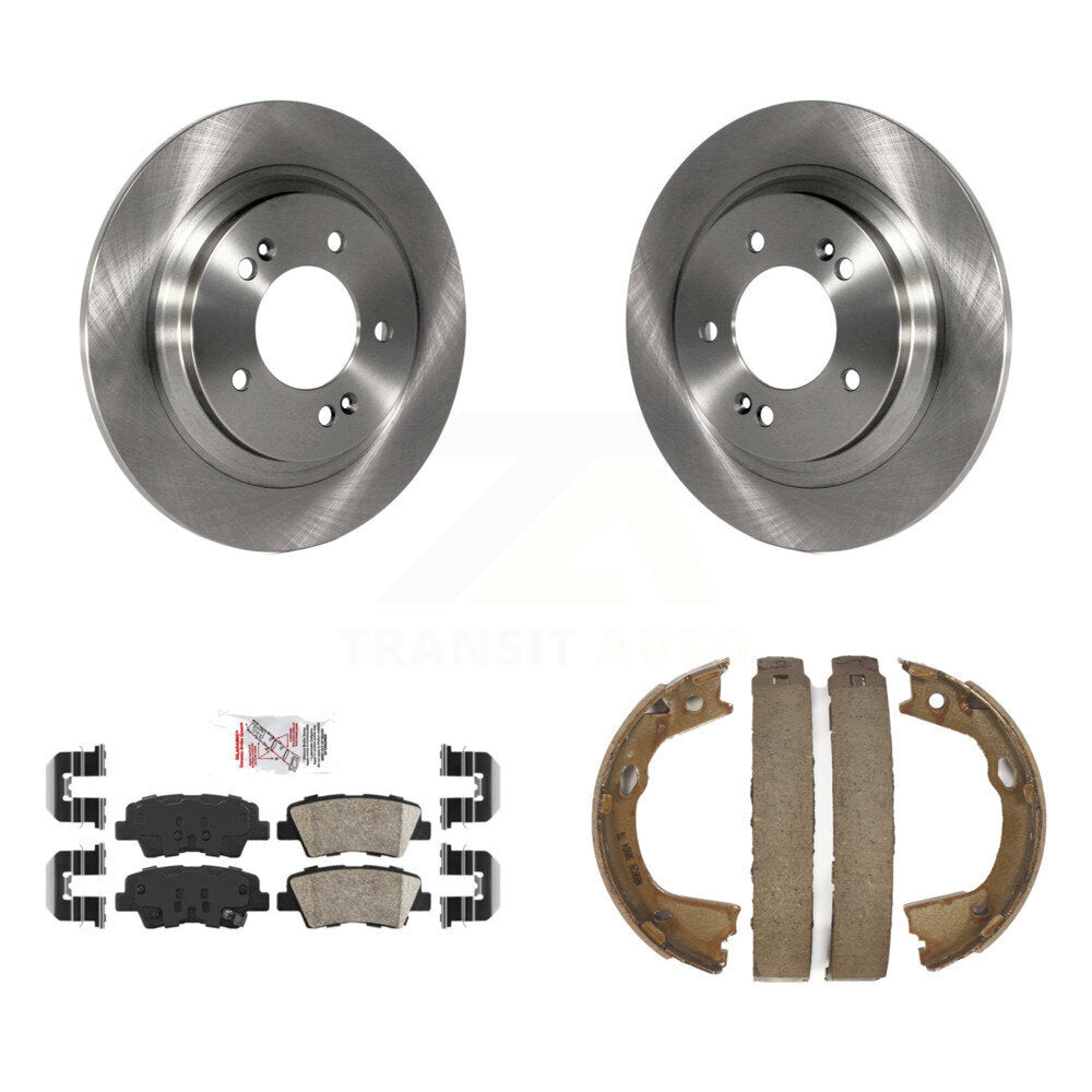 Transit Auto K8A-108414 Disc Brake Kit for 2015-2017 Hyundai Azera, Hyundai Sonata - Rear product image