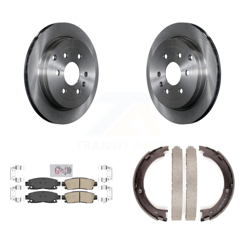 Transit Auto K8A-108438 Disc Brake Kit for 2007-2017 GMC Acadia Limited, Chevrolet Traverse, Buick Enclave & more - Rear product image