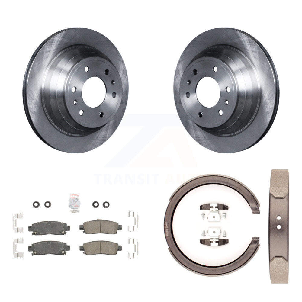 Transit Auto K8A-108441 Disc Brake Kit for 2002-2009 Saab 9-7x, Buick Rainier, GMC Envoy XUV & more - Rear product image