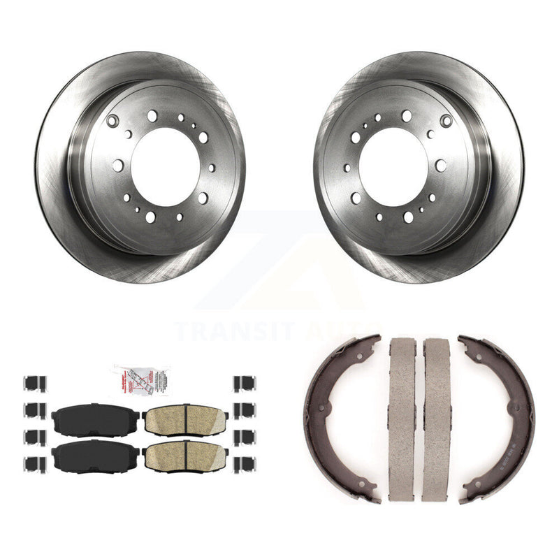 Transit Auto K8A-108448 Disc Brake Kit for 2007-2021 Lexus LX570, Toyota Land Cruiser, Toyota Sequoia & more - Rear product image