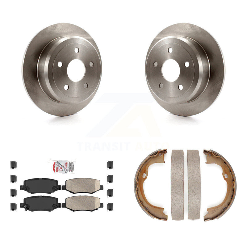 Transit Auto K8A-108454 Disc Brake Kit for 2007-2018 Jeep Wrangler JK, Jeep Wrangler - Rear product image