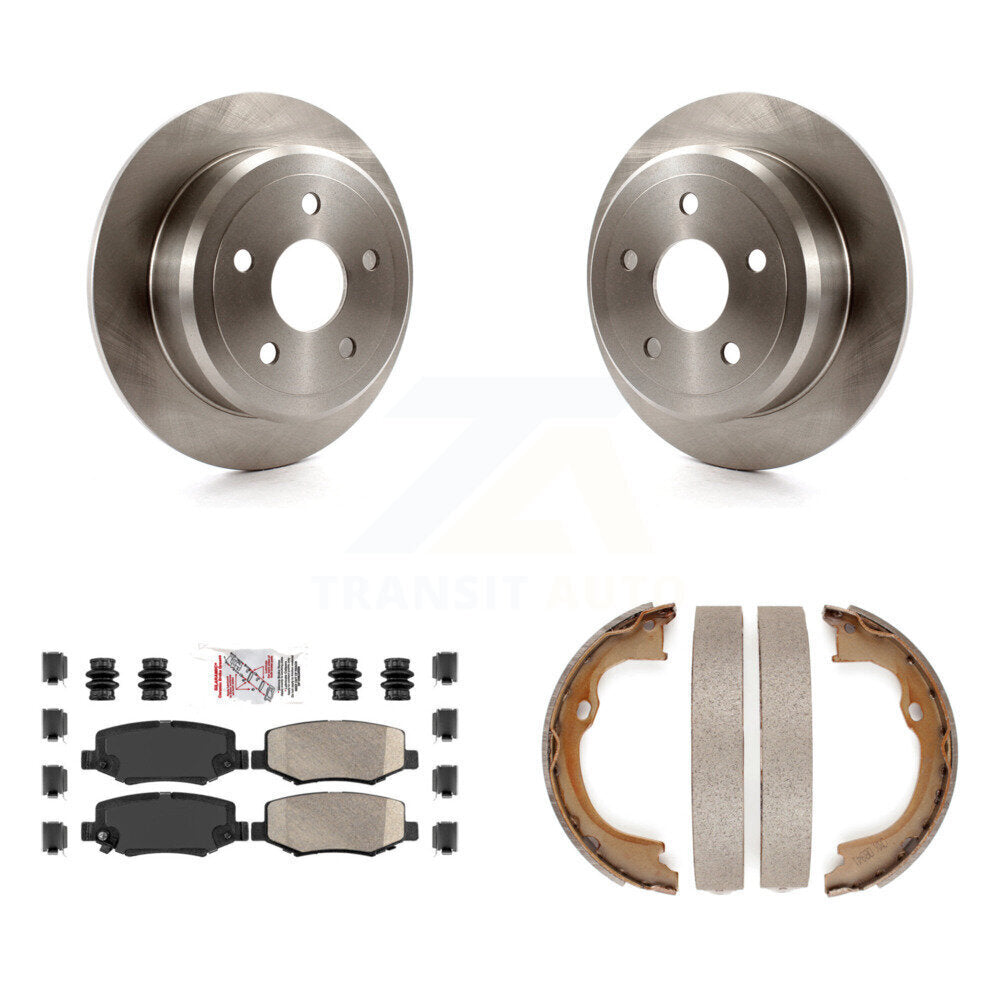 Transit Auto K8A-108455 Disc Brake Kit for 2007-2018 Jeep Wrangler JK, Jeep Wrangler - Rear product image
