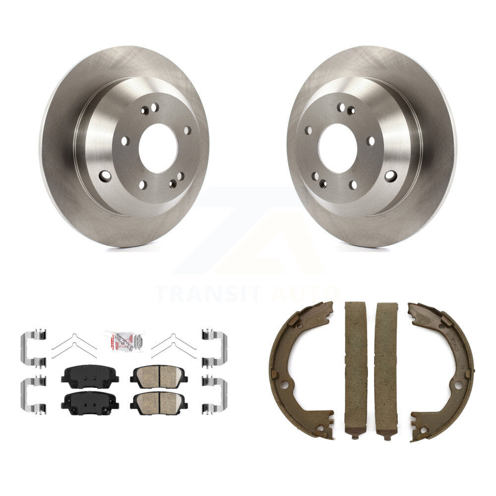 Transit Auto K8A-108512 Disc Brake Kit for 2014-2019 Hyundai Santa Fe XL, Hyundai Santa Fe, Hyundai Santa Fe Sport & more - Rear product image
